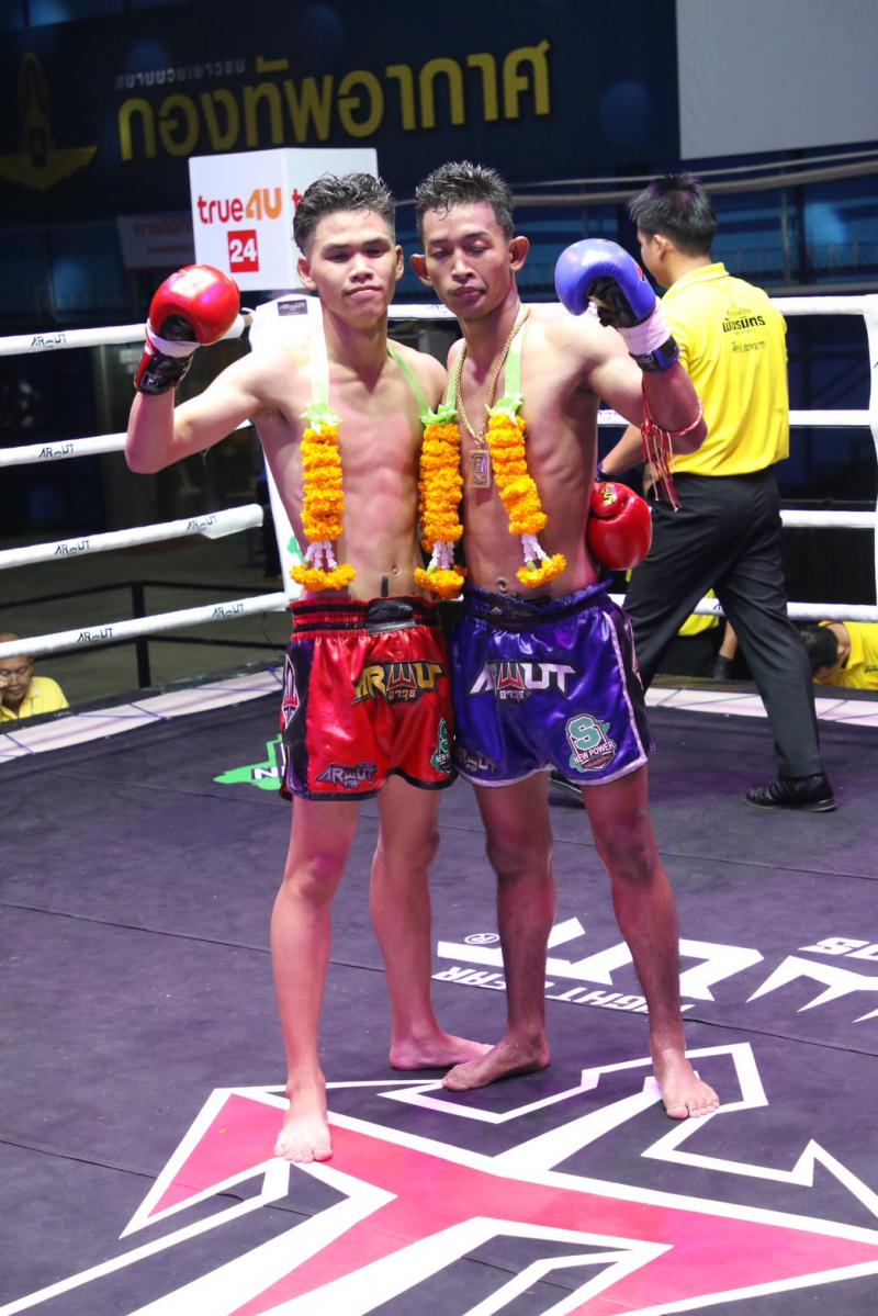 คู่ที่ 6 พิกัด 102 ปอนด์ หนุมาน บ้านแรมบ้า ...เสมอ... ชนะศึก เกียรติเพชรเดชะ
